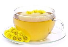Coltsfoot's decoction to treat cervical osteochondry