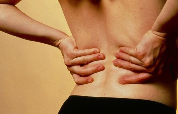 Pain in lumbar region